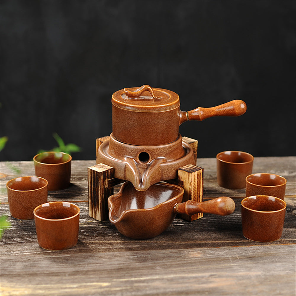 Lucky Graphite Semi Automatic Tea Set