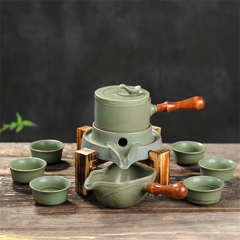 Lucky Graphite Semi Automatic Tea Set