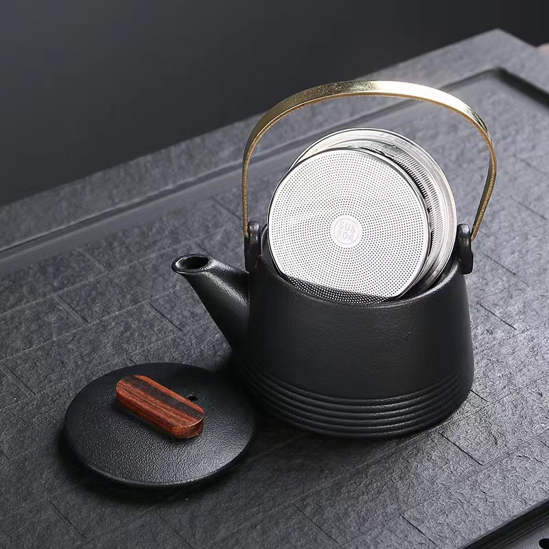 Leisurely Simple Beam Teapot Tea Set