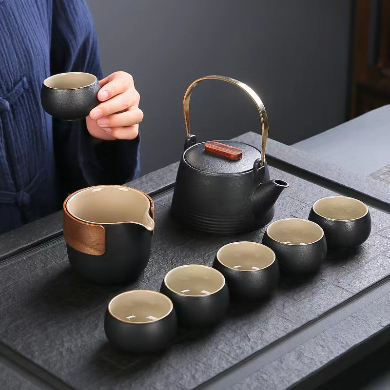 Leisurely Simple Beam Teapot Tea Set
