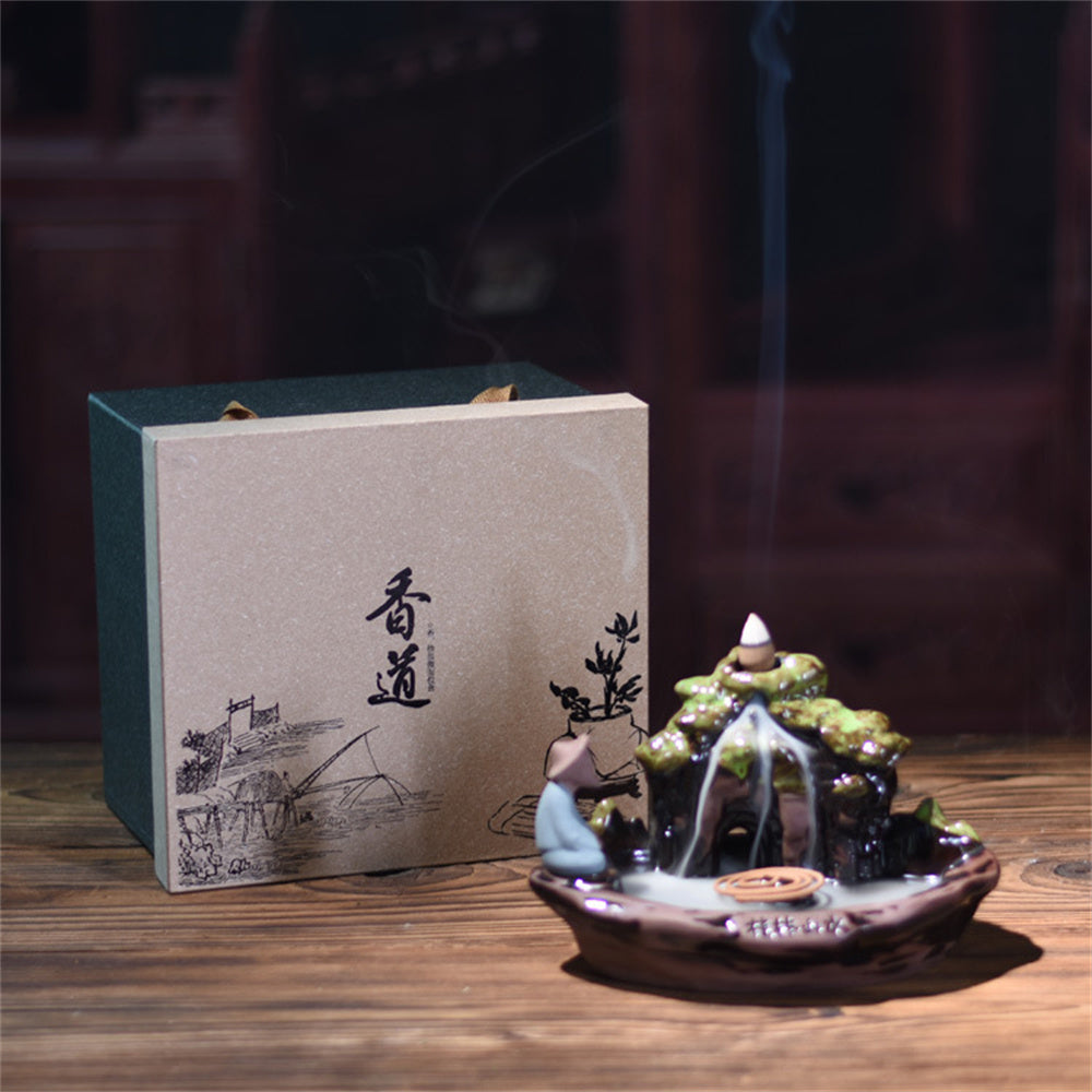 Guilin Landscape Backflow Incense Burner
