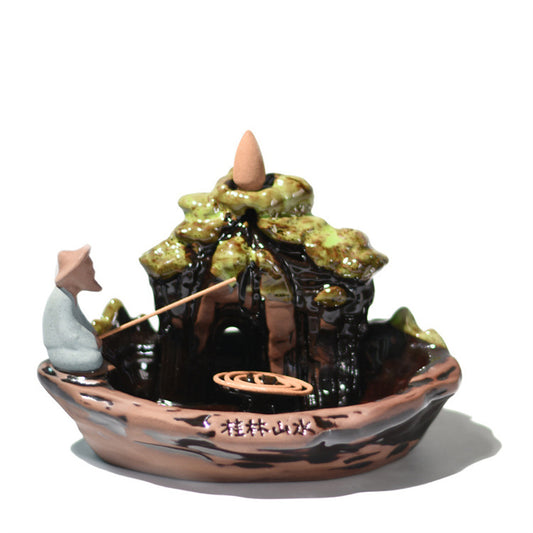 Guilin Landscape Backflow Incense Burner