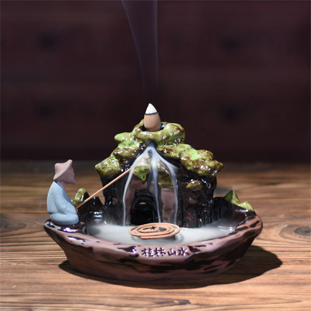 Guilin Landscape Backflow Incense Burner