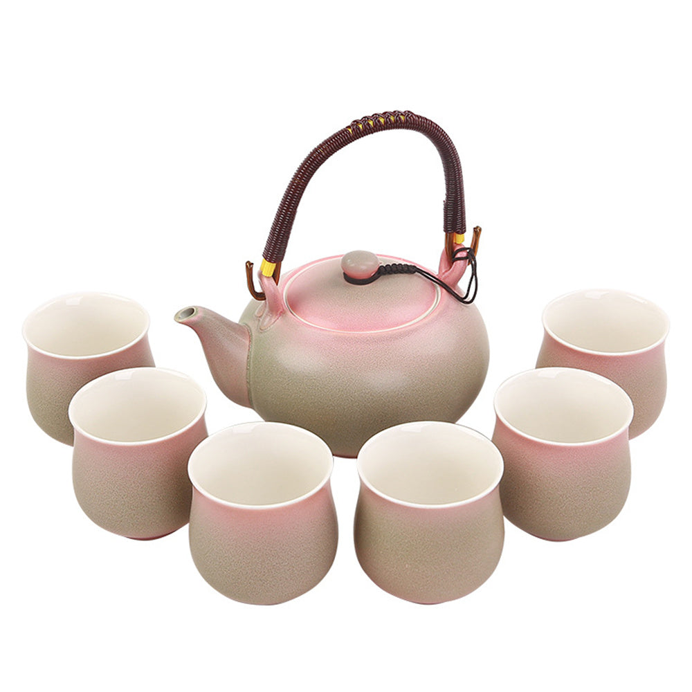 Kiln Transformer Brushed Lifting Beam Pot Ceramic Tea Set
