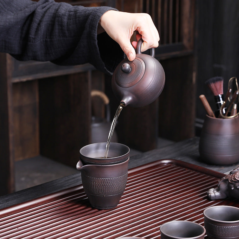 Jianshui Purple Pottery Portable Outdoor Travel Tea Set