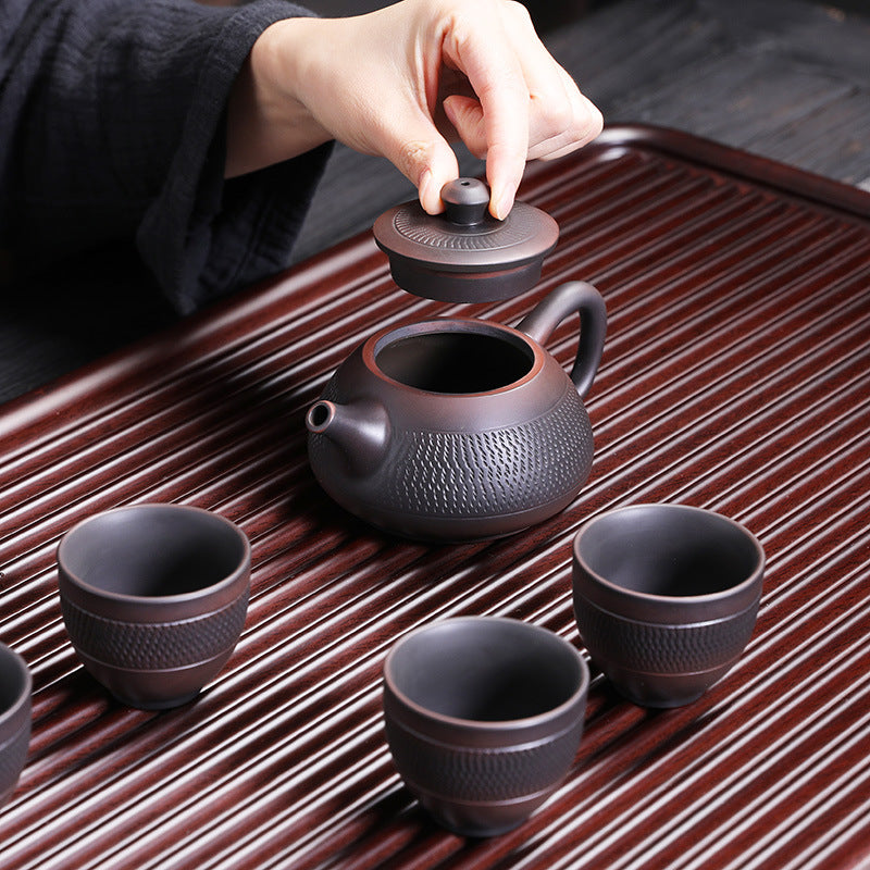 Jianshui Purple Pottery Portable Outdoor Travel Tea Set