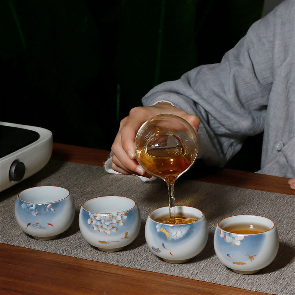 Lotus Pond Charm Tea Cup Set