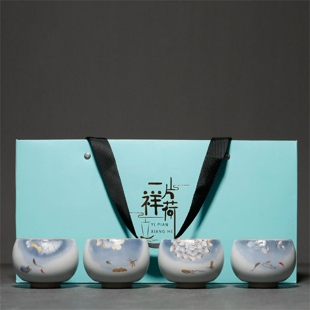 Lotus Pond Charm Tea Cup Set