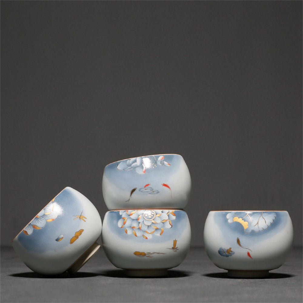 Lotus Pond Charm Tea Cup Set