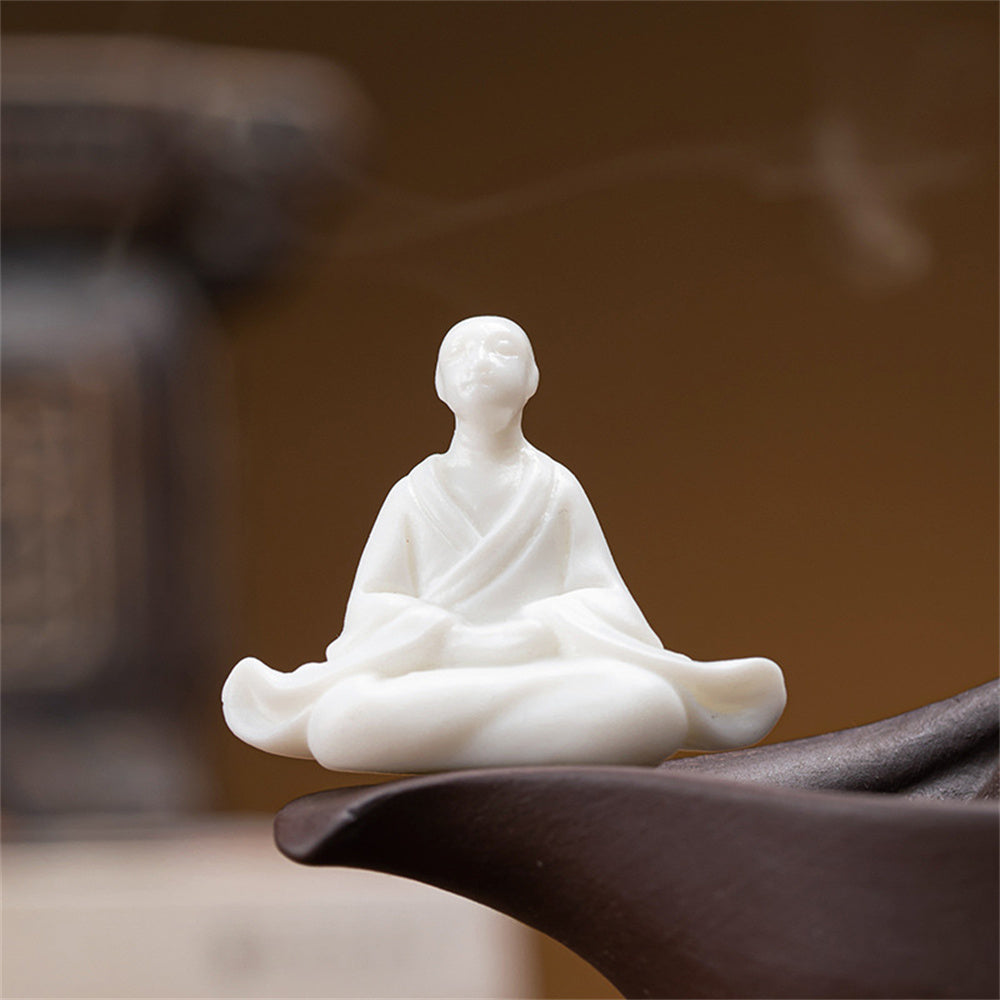 Buddha Hand Holding Lotus Zen Incense Burner Set