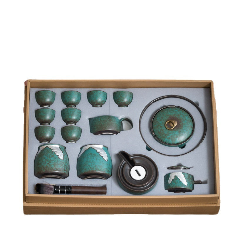 Banana Leaf Automatic Tea Set