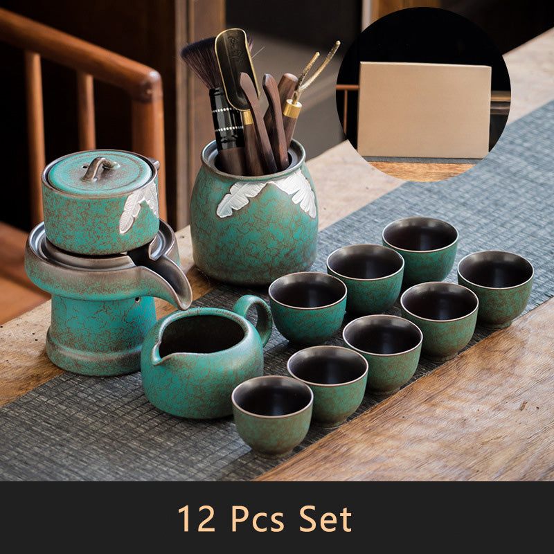 Banana Leaf Automatic Tea Set