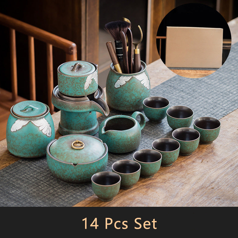 Banana Leaf Automatic Tea Set