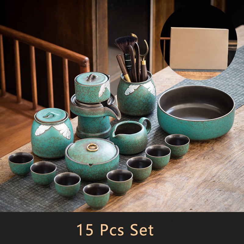 Banana Leaf Automatic Tea Set