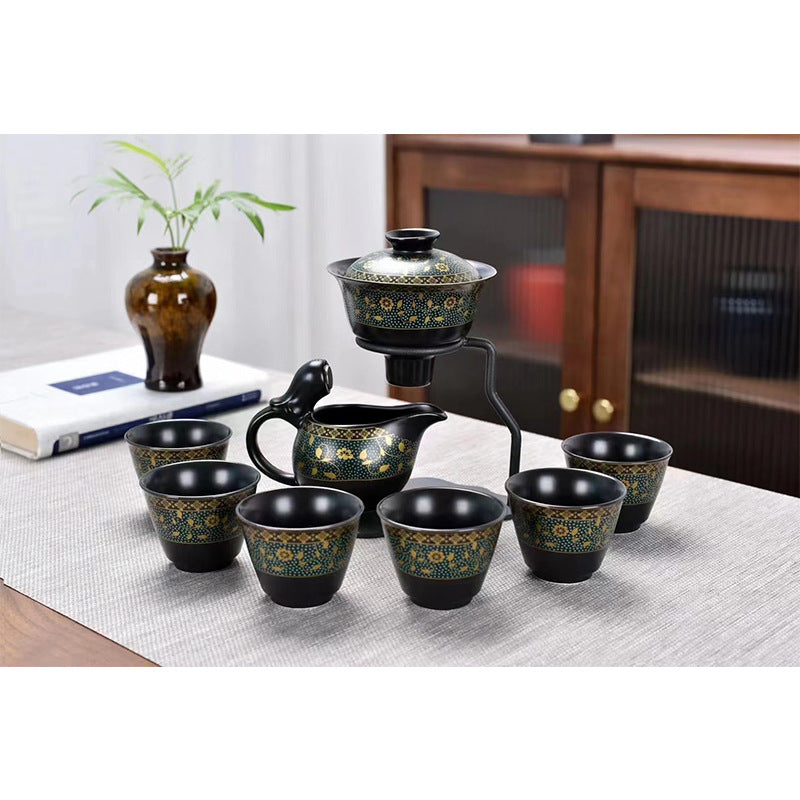 Auspicious Magnetic Automatic Tea Set