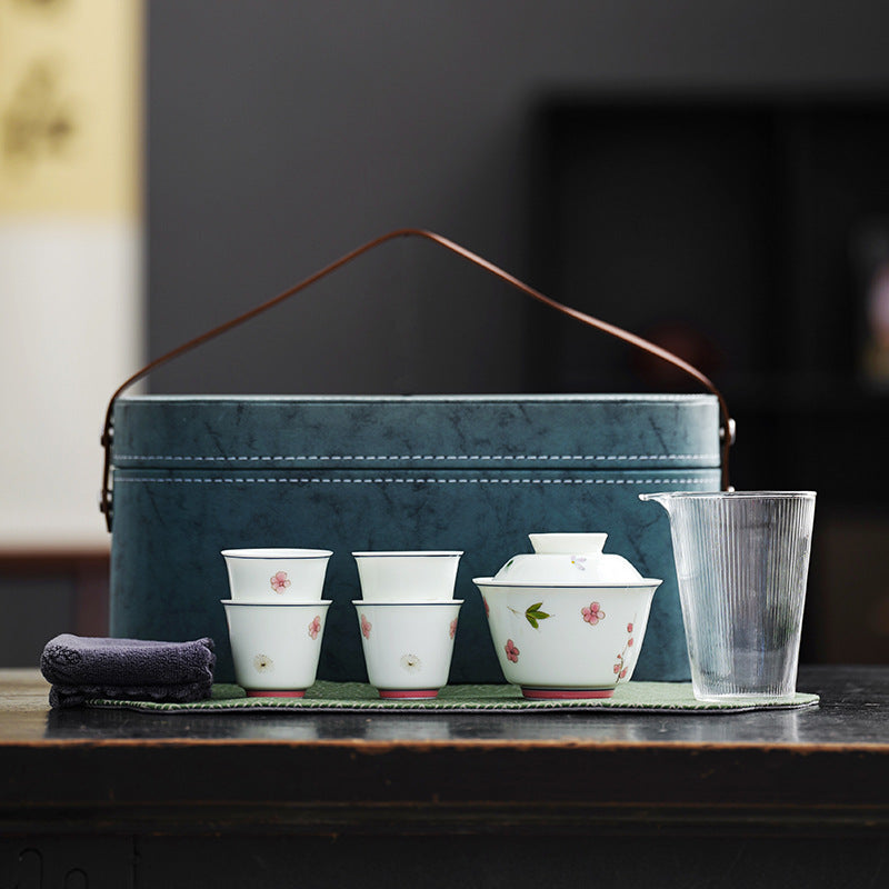 Spring Blossom Travel Tea Set