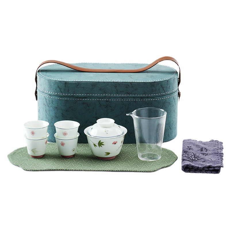 Spring Blossom Travel Tea Set