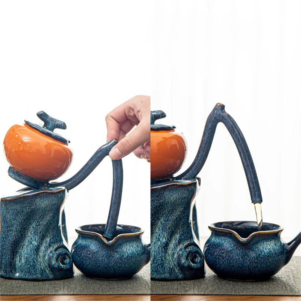 Kiln Transformation Persimmon Automatic Tea Set
