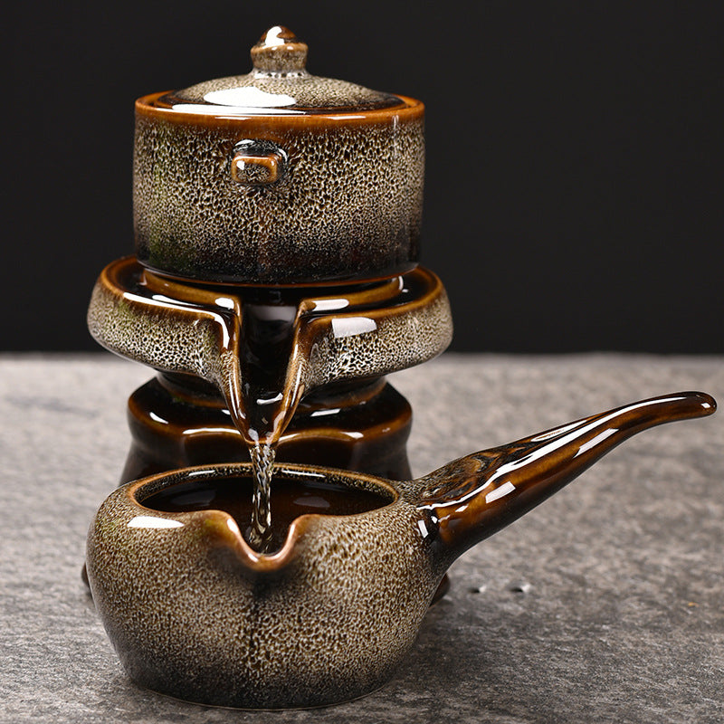 Rabbit Hair Kiln Variety Automatic Tea Set