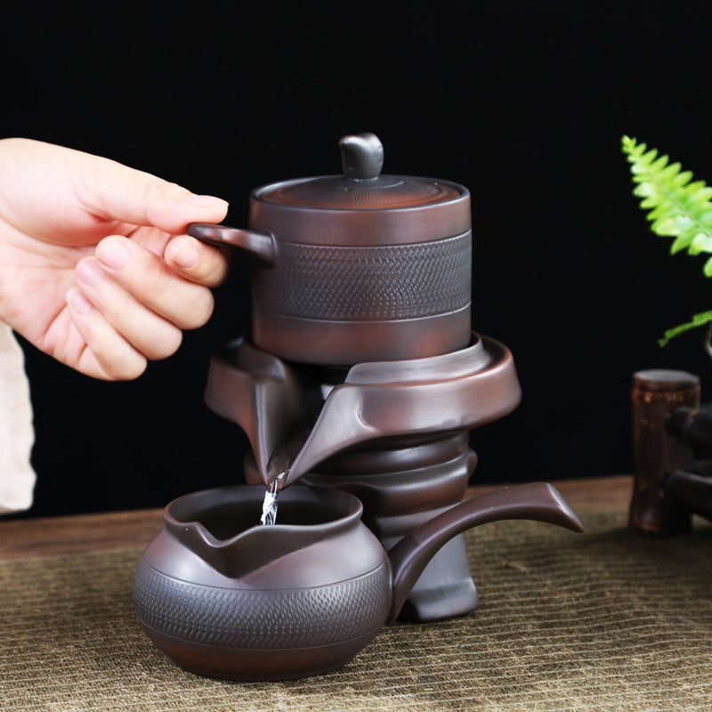One Tea One Utensil Jianshui Purple Pottery Automatic Tea Set