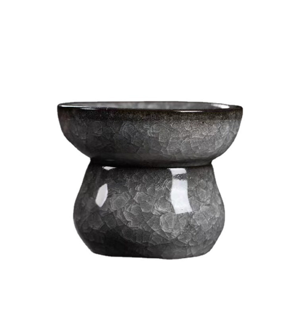 Black Ice Ice Pattern Ceramic Kung Fu Tea Set