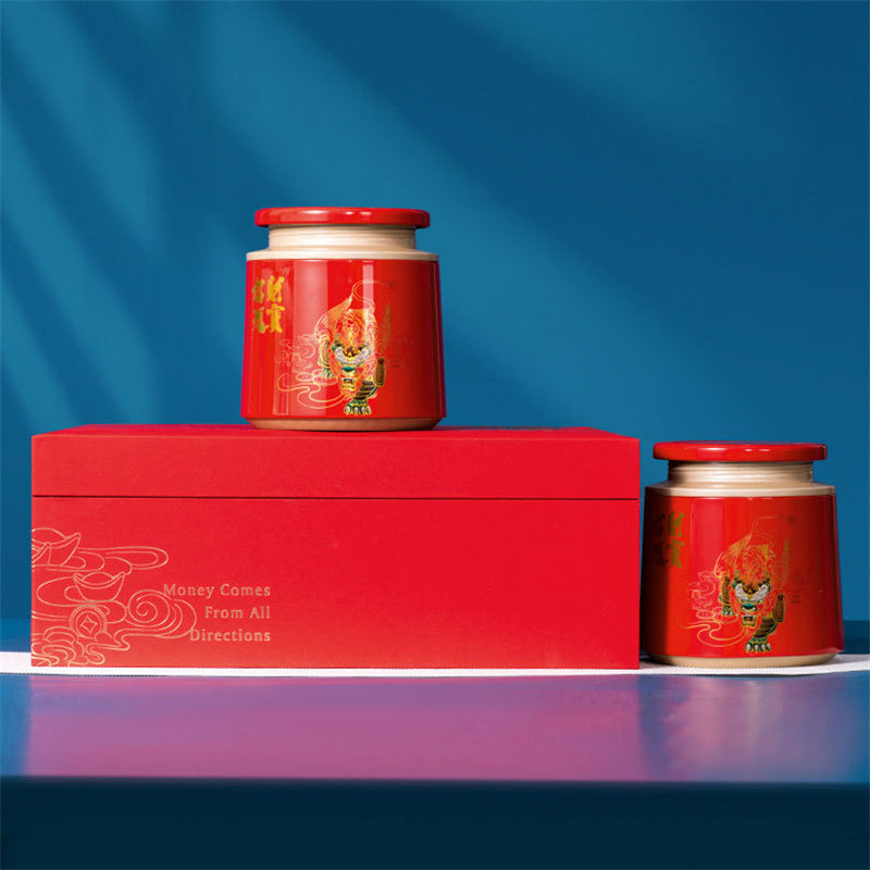 Honey Scented Lapsang Souchong Lucky and Treasure Set 250g