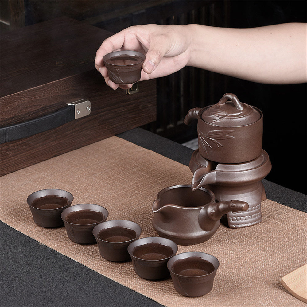 Bamboo Automatic Tea Set Gift Box Set