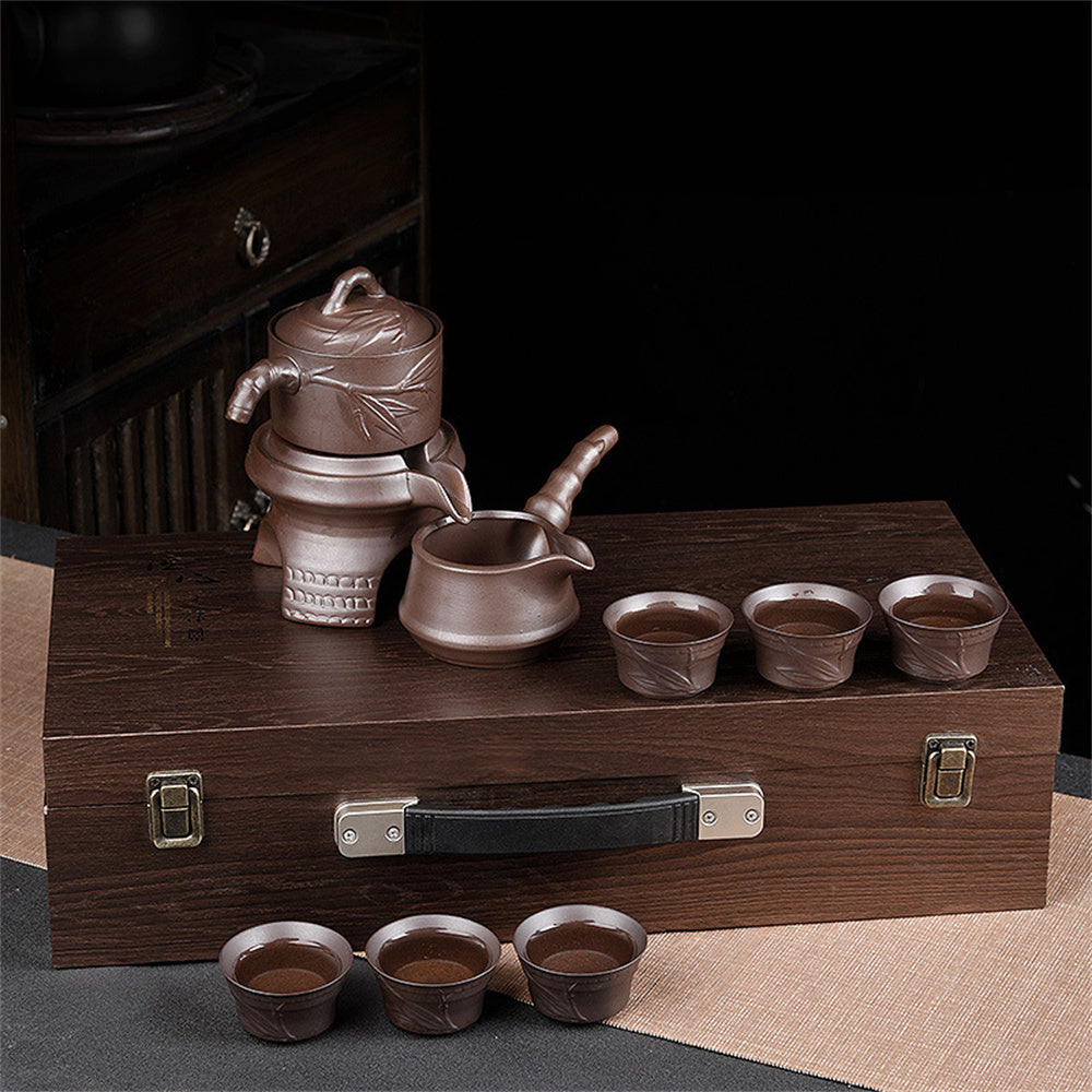Bamboo Automatic Tea Set Gift Box Set