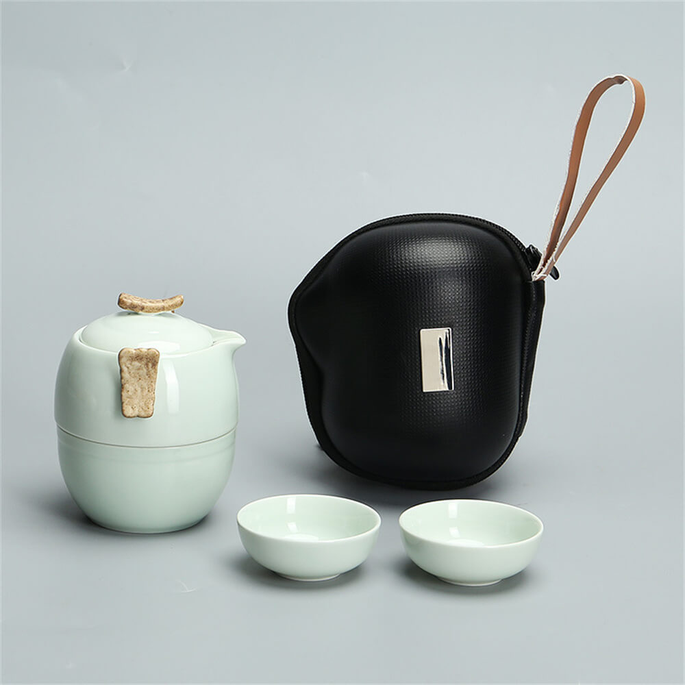 Modern Simple Duck Mouth Pot Travel Tea Set