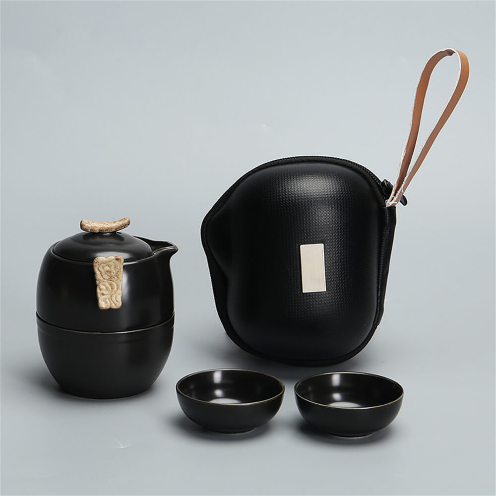 Modern Simple Duck Mouth Pot Travel Tea Set