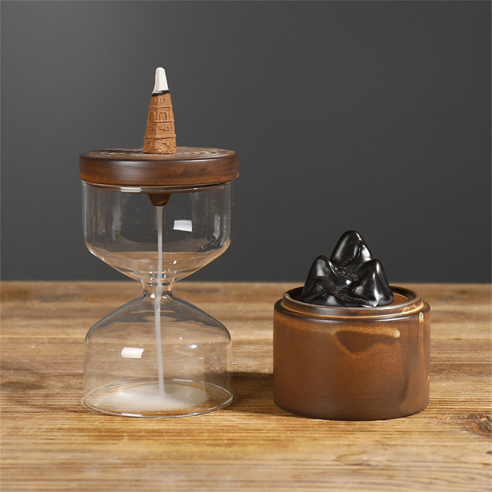 Ceramic Hourglass Censer Set