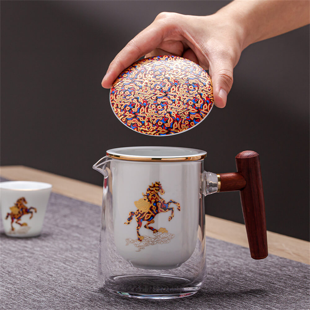 Money On Horseback Travel Tea Set