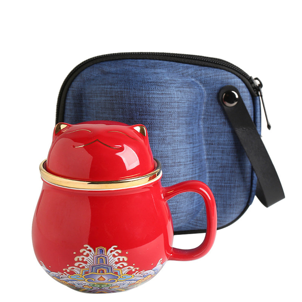 Cute Cat That Attracts Wealth Coffee Cup Office Mug