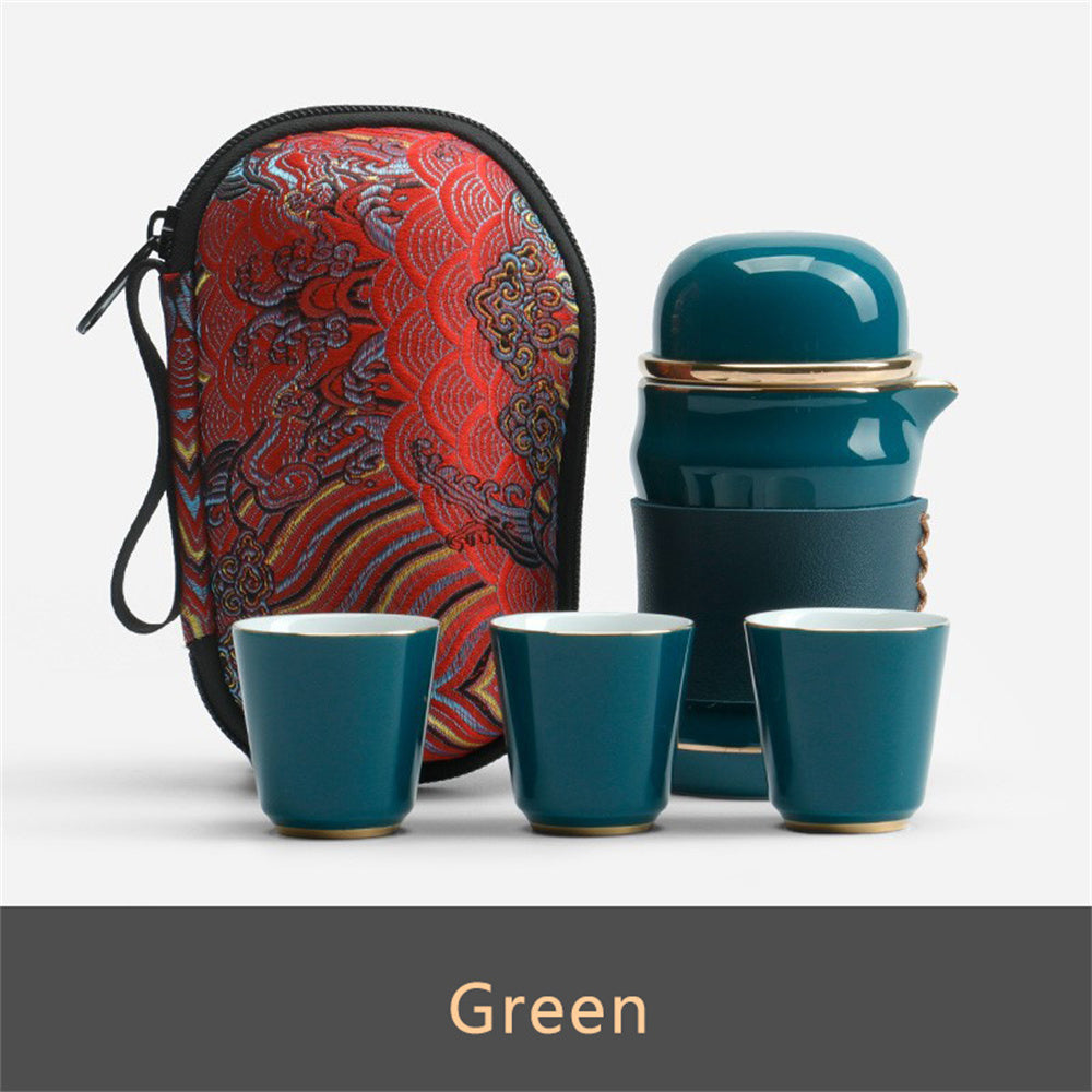 Eagle Mouth Small Waist Travel Tea Set