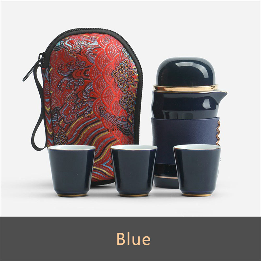 Eagle Mouth Small Waist Travel Tea Set