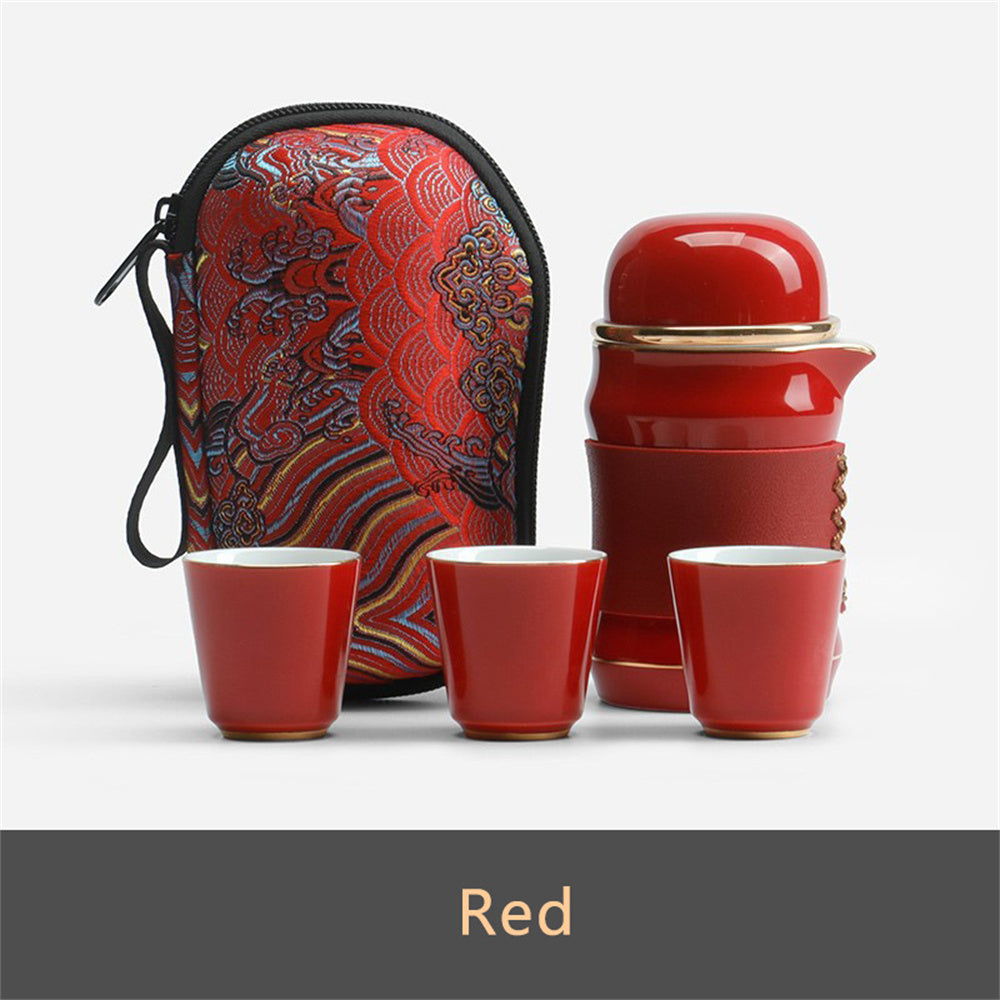 Eagle Mouth Small Waist Travel Tea Set