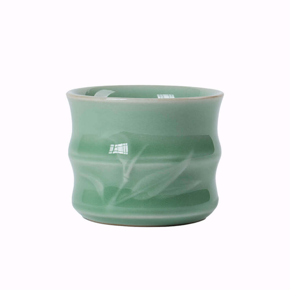 Longquan Celadon Bamboo Sample Tea Cup
