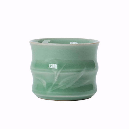 Longquan Celadon Bamboo Sample Tea Cup