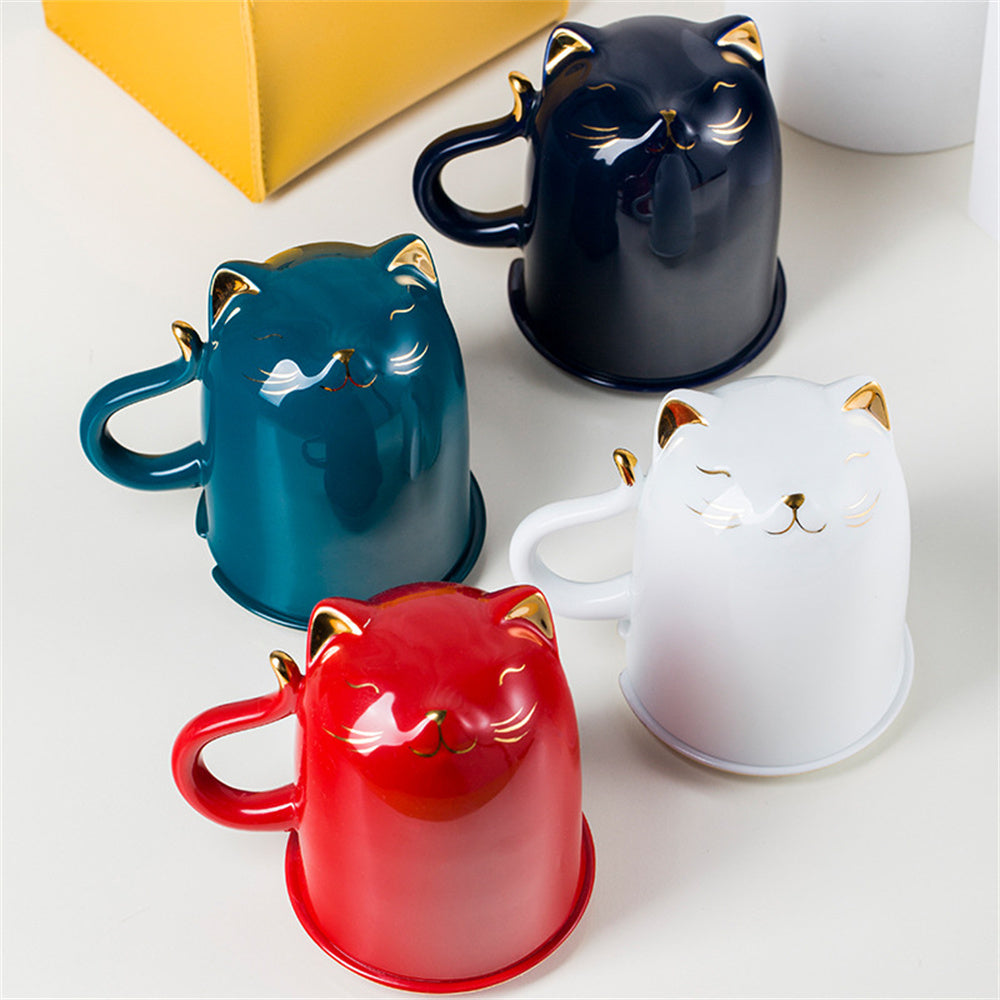 Lucky Cat Ceramic Mug
