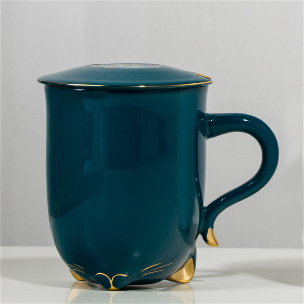 Lucky Cat Ceramic Mug