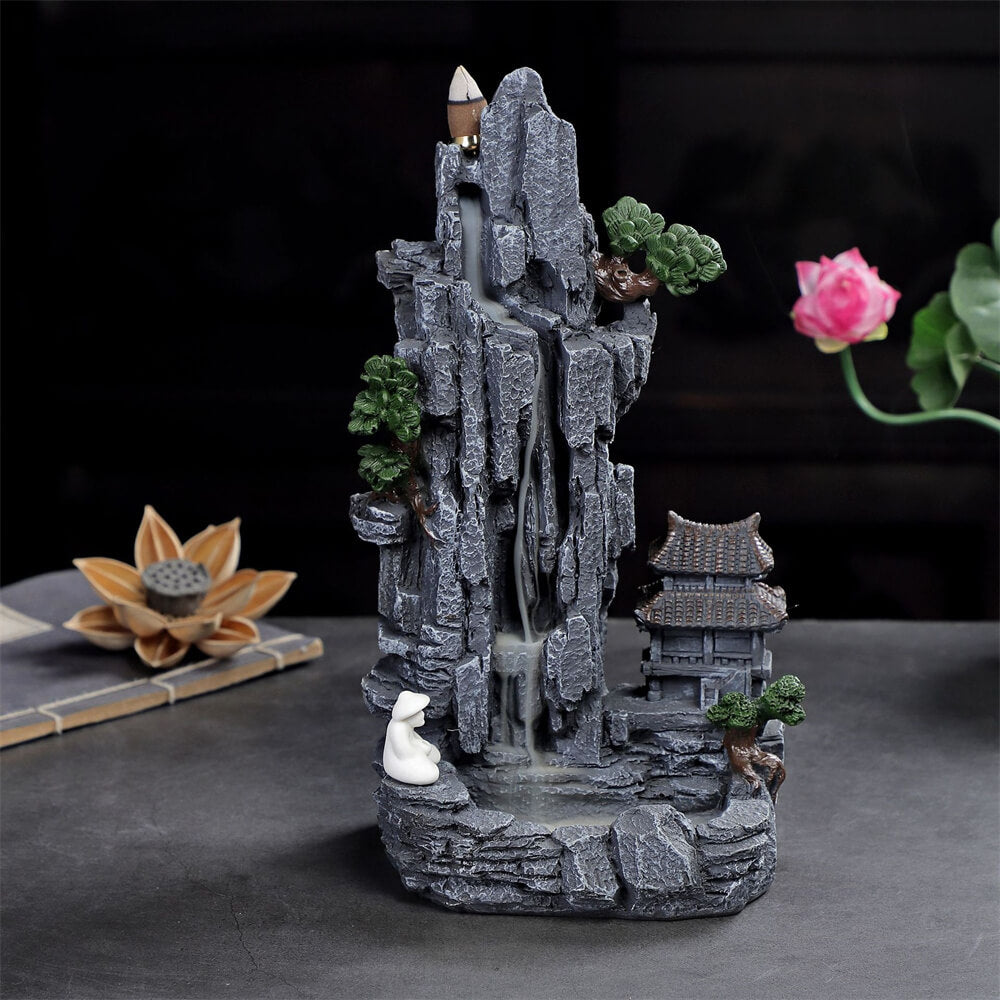 Ancient rockery and backflow censer