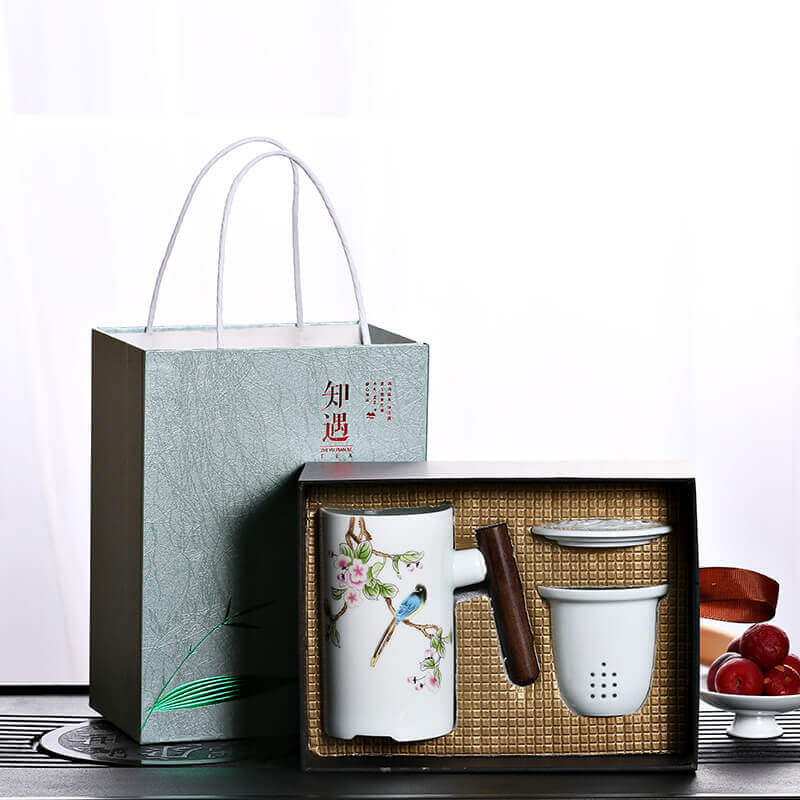 Chinese style mug with filter