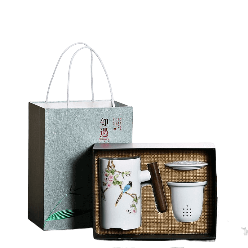 Chinese style mug with filter