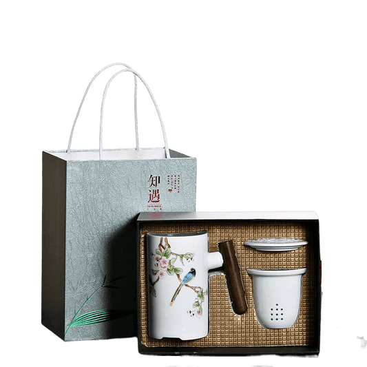 Chinese style mug with filter
