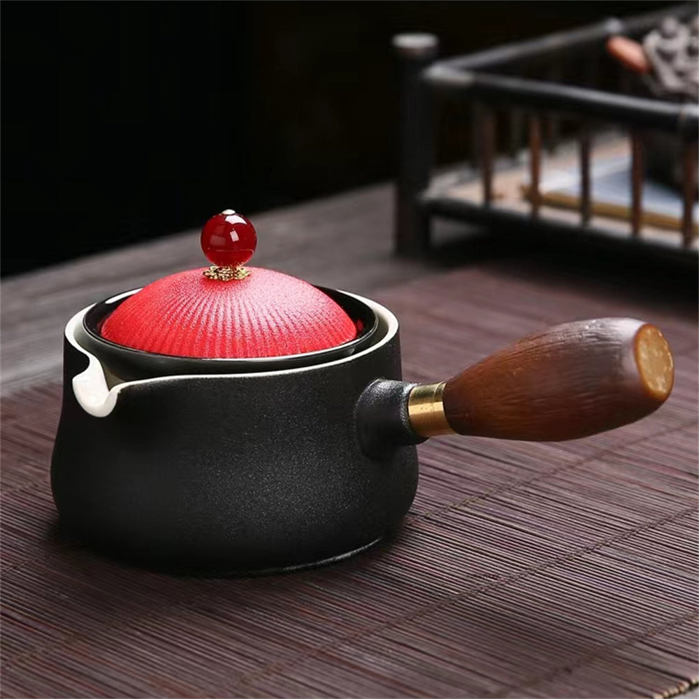 Opportunity Knocks Swinging Teapot Travel Tea Set