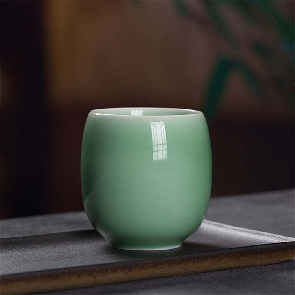 Sample Tea Cup of Longquan Celadon Elder Brother Kiln