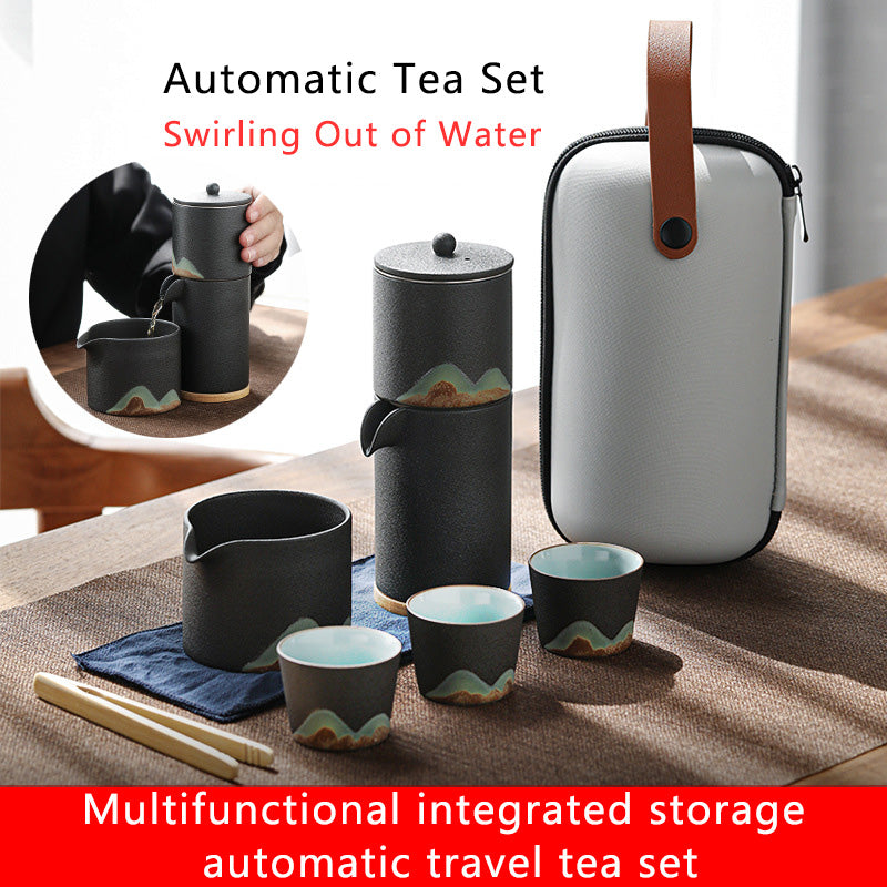 Distant Mountains Automatic Travel Tea Set