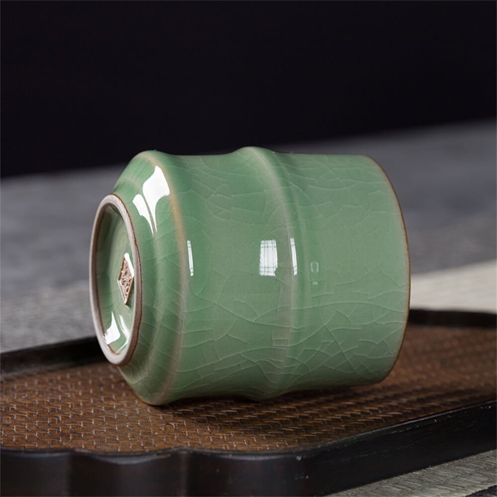 Longquan Celadon Imitation Bamboo Cup
