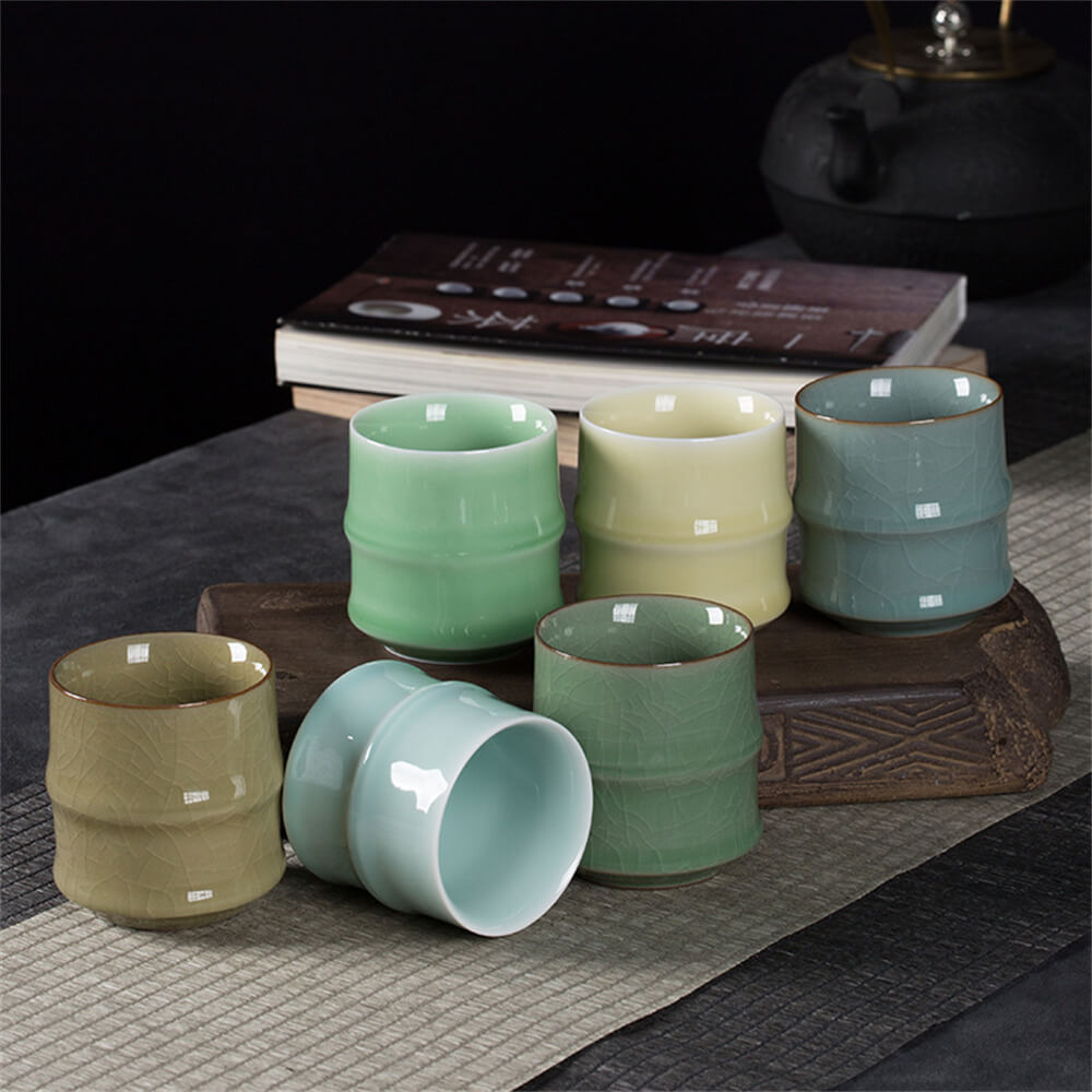 Longquan Celadon Imitation Bamboo Cup
