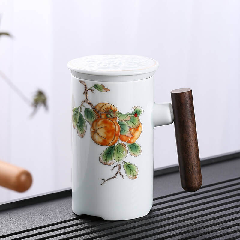 Chinese style mug with filter